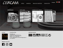 Tablet Screenshot of cergam.pt